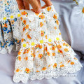 Домашняя одежда Pet Elegant Floral Lace Dog Sunress